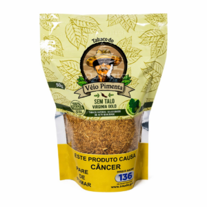 Tabaco Véio Pimenta 50g Virginia Gold Sem Talo