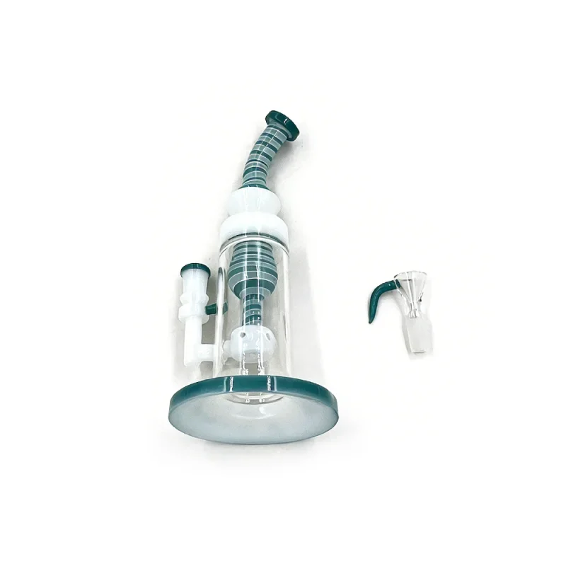 Bong Vidro Premium Colmeia - Silver Haze - Imagem 3