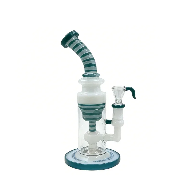 Bong Vidro Premium Colmeia - Silver Haze - Imagem 5