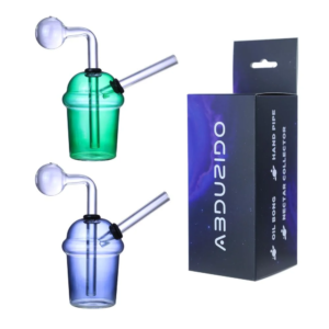 Bong de Vidro Oil Milk Shake Abduzido - 12,5 cm