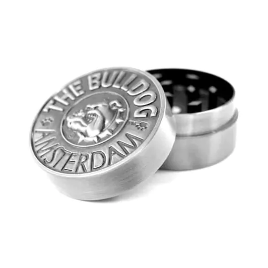 Dichavador Metal Prata The Bulldog - 2 partes